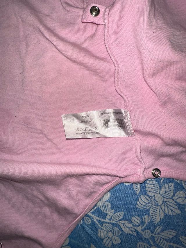 Body Bout'chou rosa oso