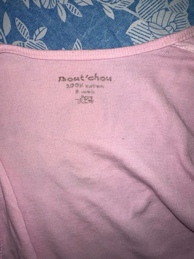 Body Bout'chou rosa oso