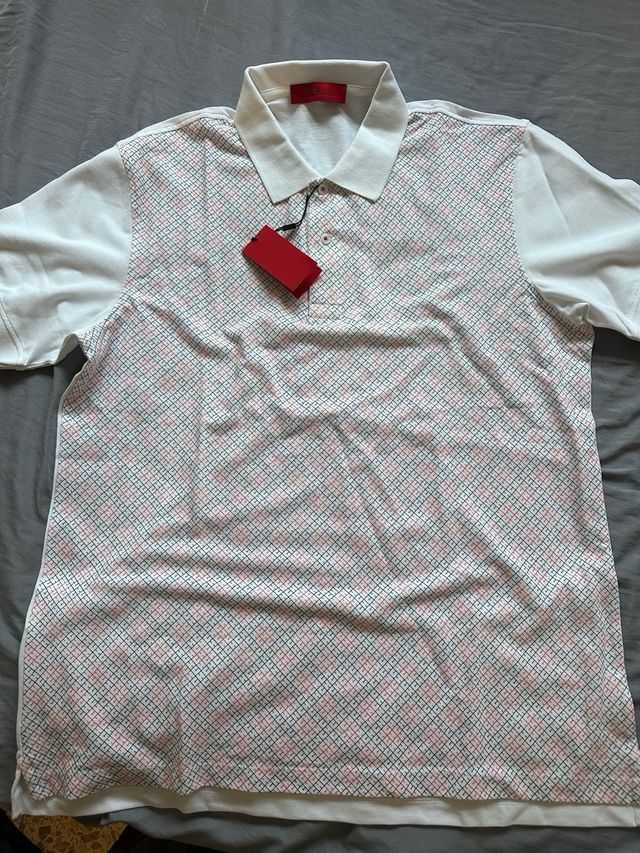 Camiseta Polo Estampada