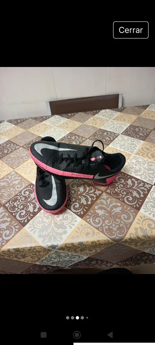 Adidas F50 Botas Fútbol Negras y Rosas