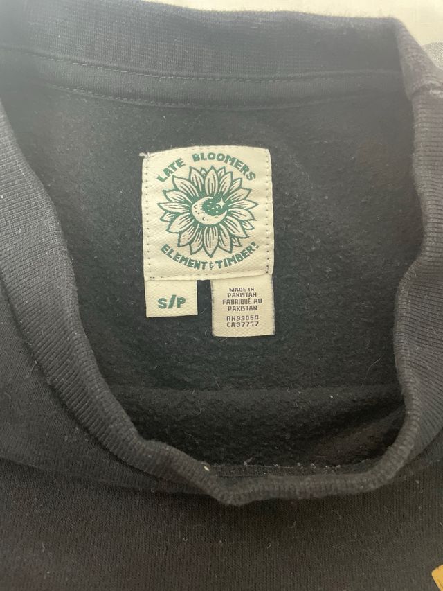 Sudadera Negra Element