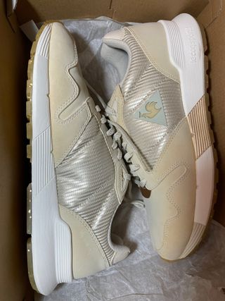 Le Coq Sportif Omega X Metallic Beige/Oro