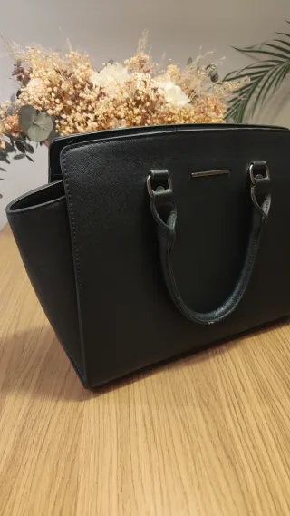 Bolso de mano azul marino