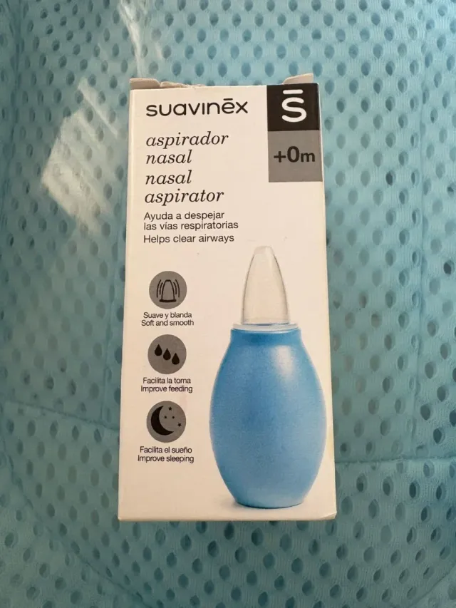 Suavinex Aspirador Nasal +0m Azul