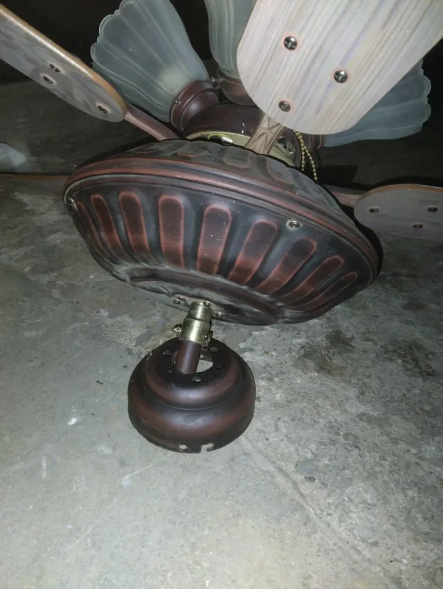 Ventilador de techo madera