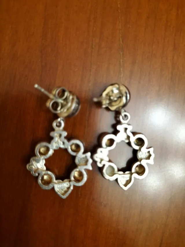 Pendientes Tous Corazón Plata Antiguos