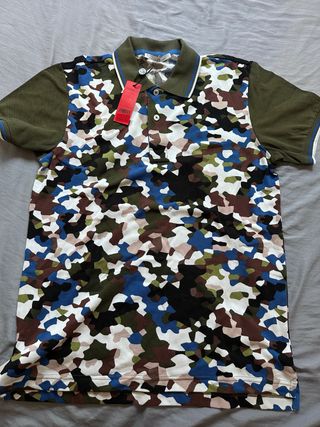 Camisa Polo Camuflaje Multicolor