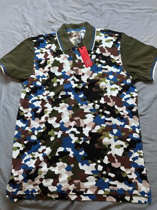 Camisa Polo Camuflaje Multicolor