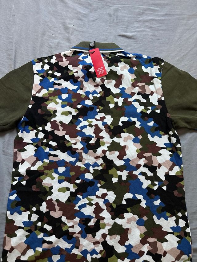 Camisa Polo Camuflaje Multicolor