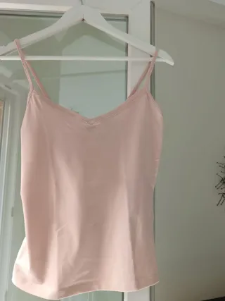 Camiseta tirantes rosa palo