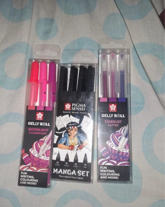 Set de bolígrafos Sakura Gelly Roll y Pigma