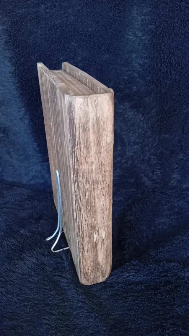 BONITA CAJA MADERA DECORADA VINTAGE