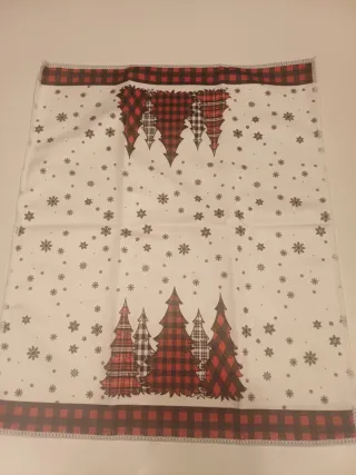 Coppia strofinacci natalizi Babbo Natale