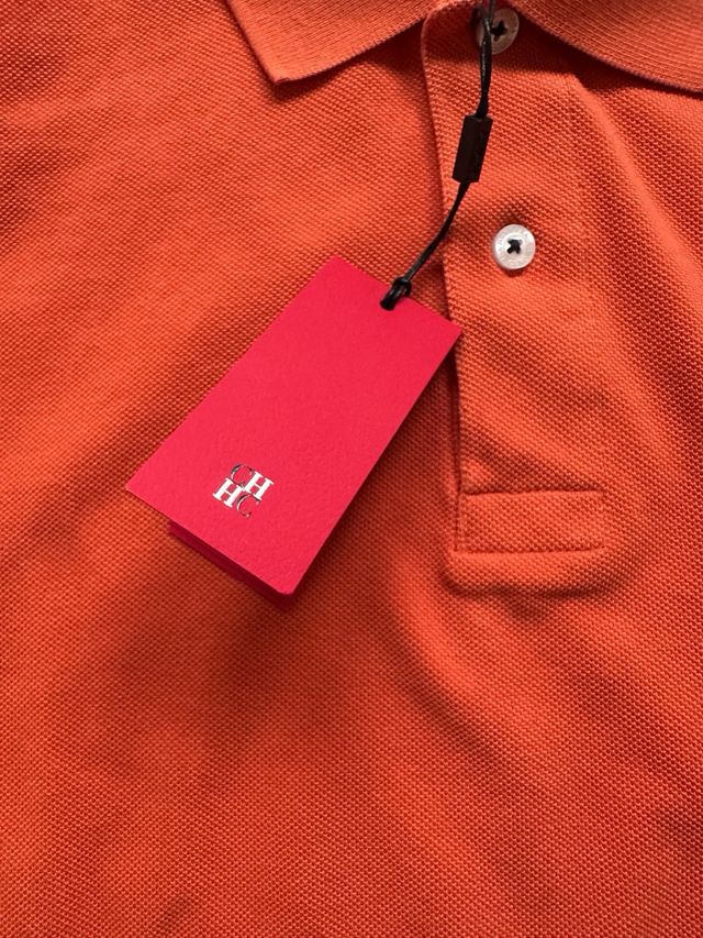 Camiseta Carolina Herrera Naranja Talla M