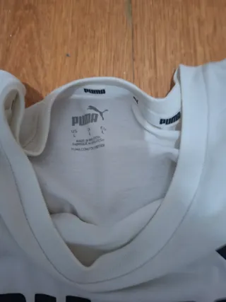 Camiseta Puma Blanca