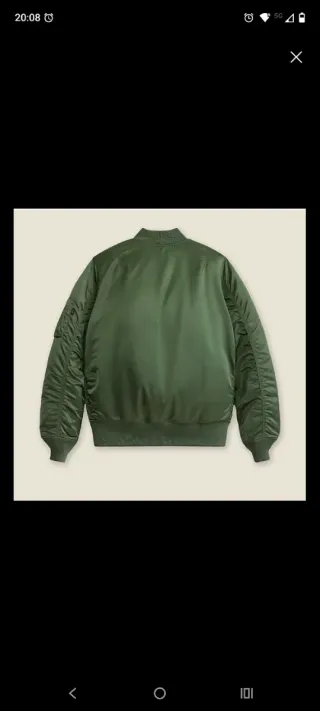 Cazadora bomber Alpha Industries verde