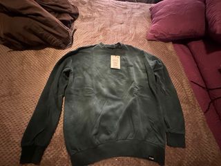 Sudadera verde unisex