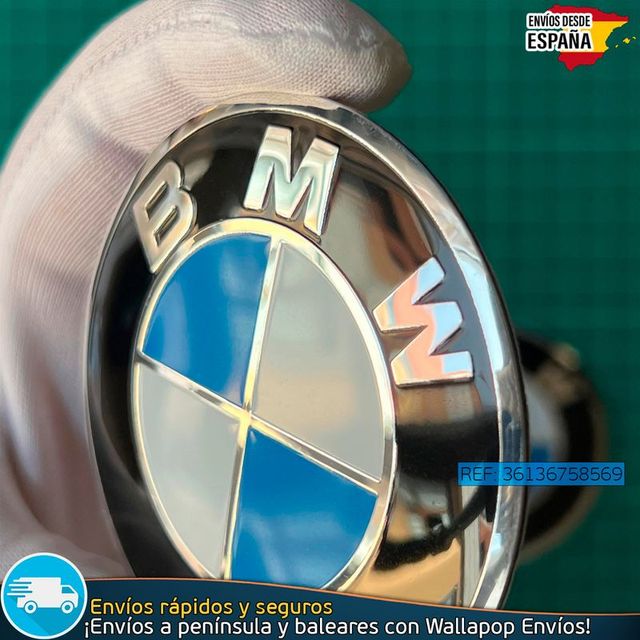 Emblema BMW 70mm Adhesivo Aluminio Coche y Moto