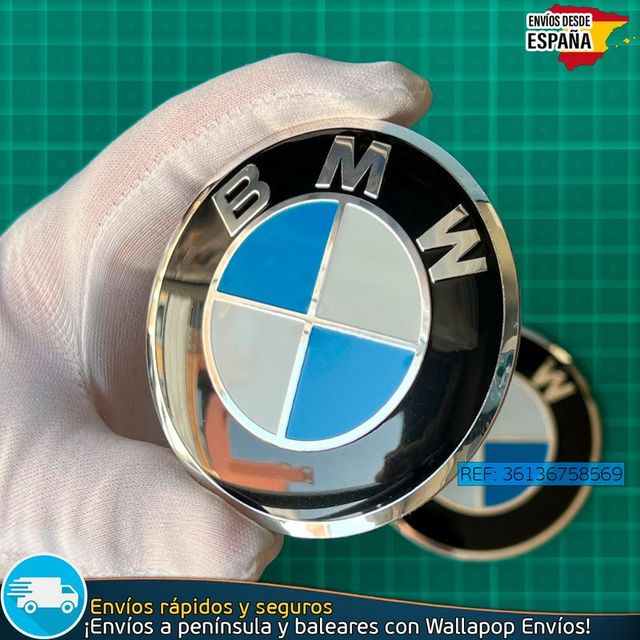 Emblema BMW 70mm Adhesivo Aluminio Coche y Moto