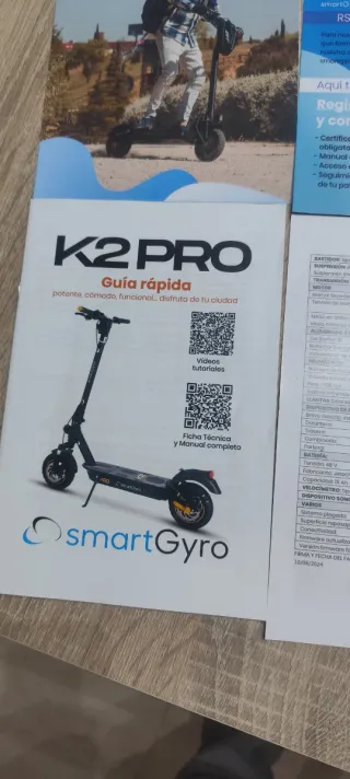 Patinete Eléctrico SmartGyro k2