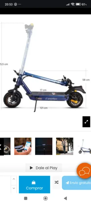 Patinete Eléctrico SmartGyro k2