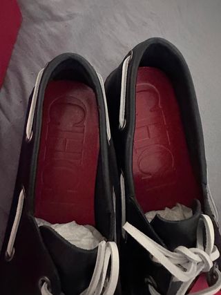 Zapatos náuticos Carolina Herrera negros