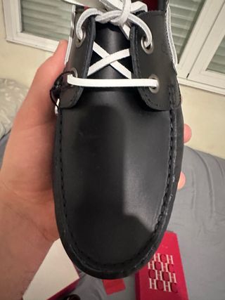 Zapatos náuticos Carolina Herrera negros