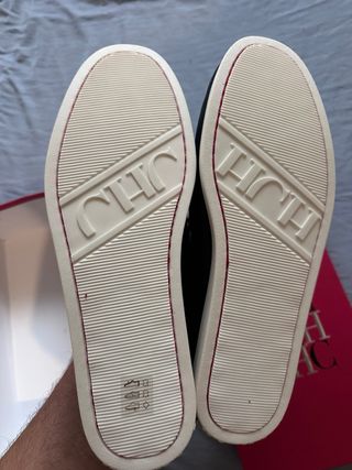 Zapatos náuticos Carolina Herrera negros