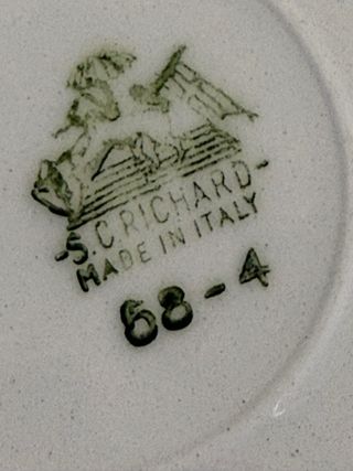 Set 4 Tazze e Piattini Richard Ginori