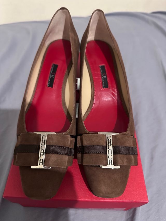 Zapatos Carolina Herrera Marrones
