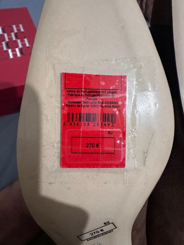 Zapatos Carolina Herrera Marrones