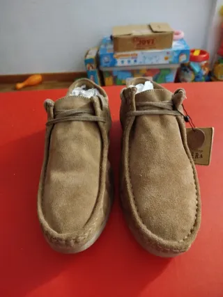 Zapatos Sfera Talla 44 Beige/Marrón