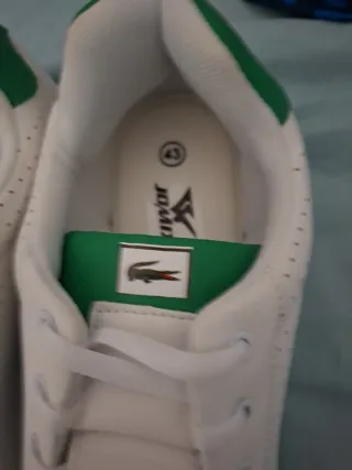 Zapatillas Lacoste Blancas y Verdes