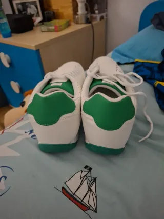 Zapatillas Lacoste Blancas y Verdes