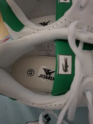 Zapatillas Lacoste Blancas y Verdes