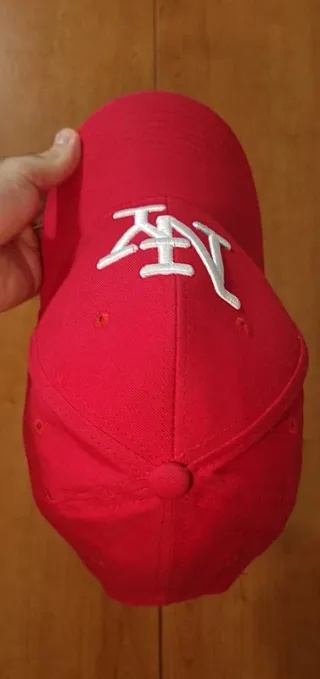 Gorra New York Roja Visera Curva