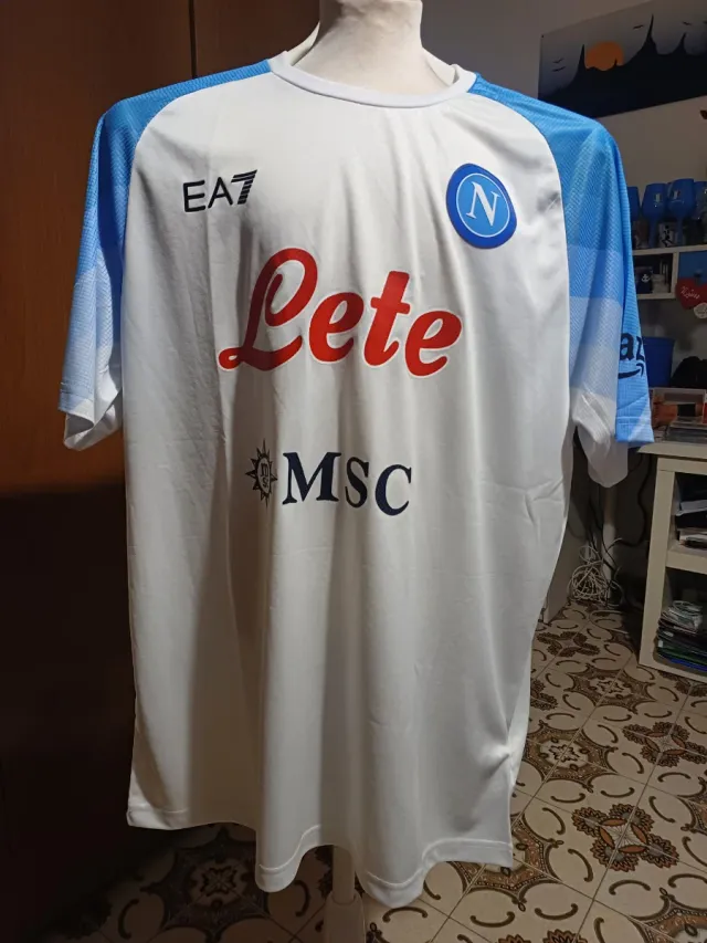 Maglia Napoli bianca 2022/23 XXL
