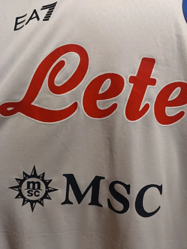 Maglia Napoli bianca 2022/23 XXL