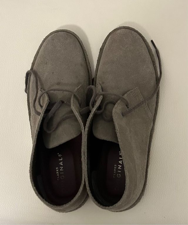 Scarpe Clarks Desert Boots Grigie