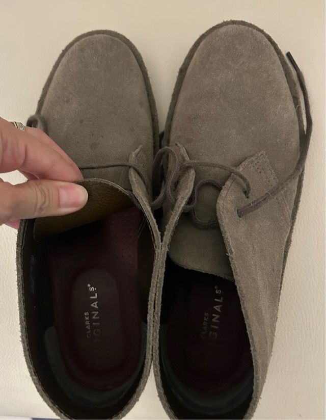 Scarpe Clarks Desert Boots Grigie