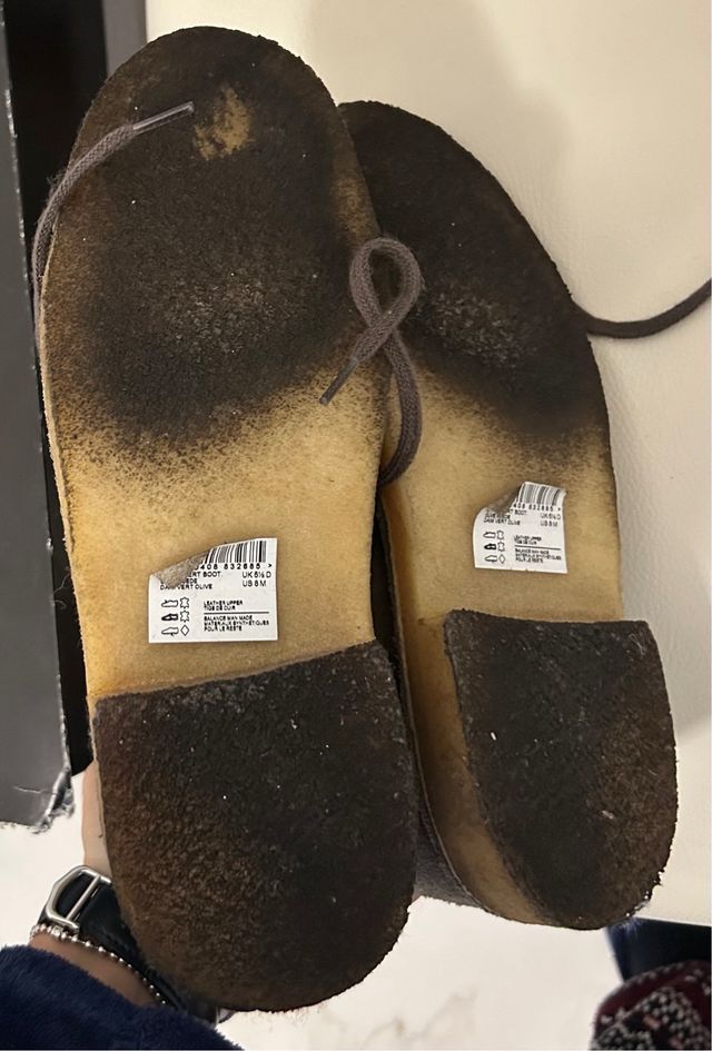 Scarpe Clarks Desert Boots Grigie