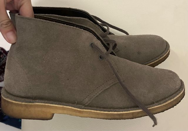 Scarpe Clarks Desert Boots Grigie