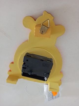 Reloj infantil osito madera