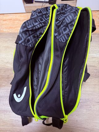Paletero HEAD Core Padel Combi Negro/Amarillo