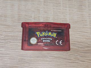 Juego gameboy Pokémon edición Rubí
