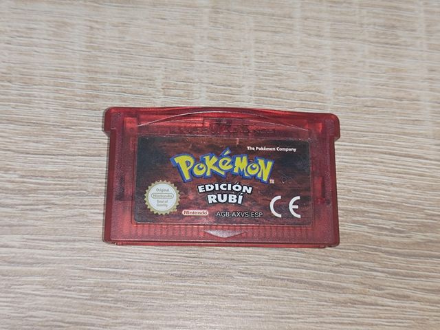 Juego gameboy Pokémon edición Rubí