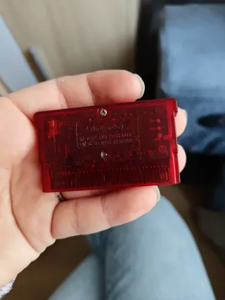 Juego gameboy Pokémon edición Rubí