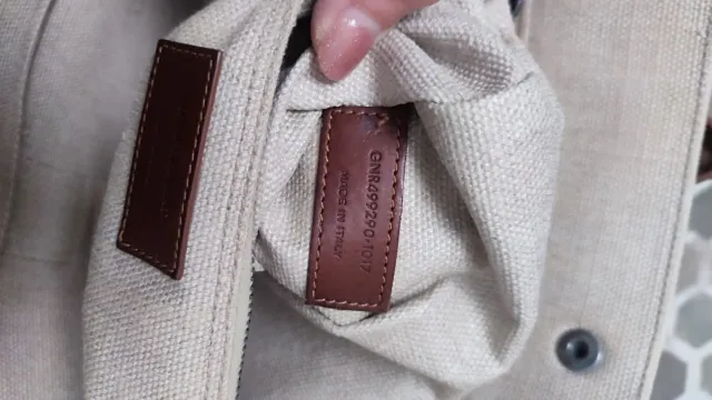 Bolso Tote Yves Saint Laurent Rive Gauche Beige