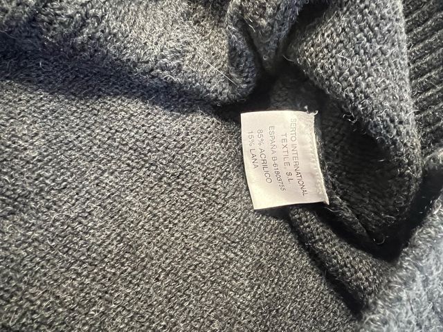 Cotton Baggy Knit Sweater VintageOld Retro Design