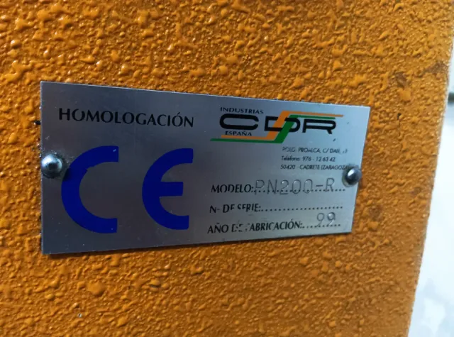 Prensa Neumática CDR PN-200/R